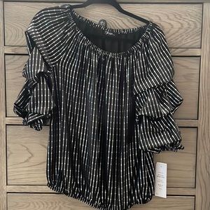 Prelude off the shoulder dressy blouse